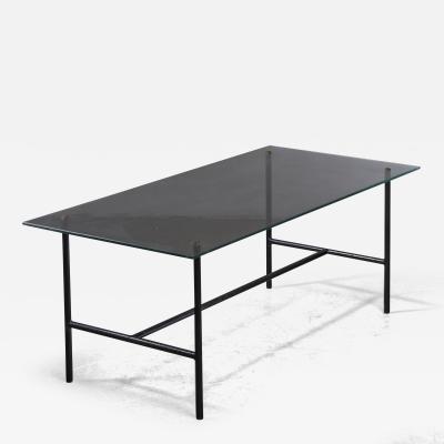 Pierre Guariche Metal and glass side table by Pierre Guariche