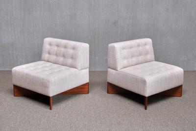 Pierre Guariche Pair of Pierre Guariche Aquilon Lounge Chairs Les Huchers Minvielle 1960s