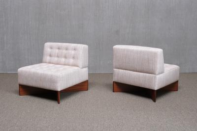 Pierre Guariche Pair of Pierre Guariche Aquilon Lounge Chairs Les Huchers Minvielle 1960s