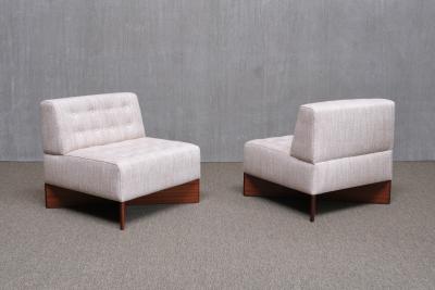 Pierre Guariche Pair of Pierre Guariche Aquilon Lounge Chairs Les Huchers Minvielle 1960s