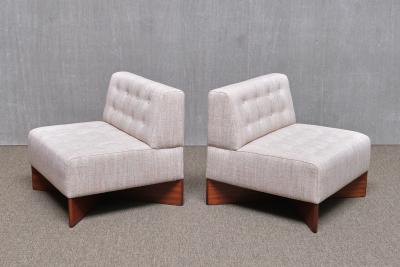 Pierre Guariche Pair of Pierre Guariche Aquilon Lounge Chairs Les Huchers Minvielle 1960s