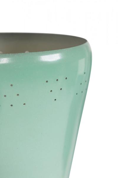 Pierre Guariche Pierre Guariche Mid Century French Brass and Green Enamel Floor Lamp