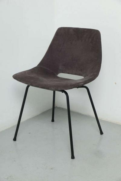 Pierre Guariche Tonneau Chair by Pierre Guariche for Steiner