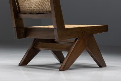 Pierre Jeanneret Armless Easy Chair by Pierre Jeanneret Chandigarh 1960s