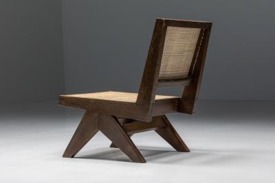 Pierre Jeanneret Armless Easy Chair by Pierre Jeanneret Chandigarh 1960s