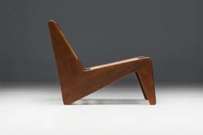 Pierre Jeanneret Kangaroo Chairs PJ SI 59 by Pierre Jeanneret Chandigarh 1955