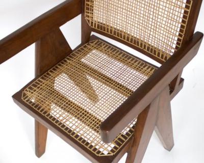 Pierre Jeanneret PIERRE JEANNERET OFFICE CANE CHAIR PJ SI 28 B CHANDIGARH