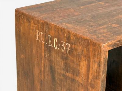 Pierre Jeanneret Pierre Jeanneret 5 Hole File Rack or Bookcase Teak Chandigarh 1960s