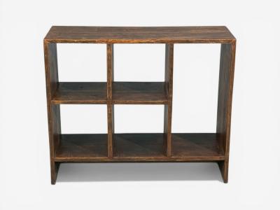 Pierre Jeanneret Pierre Jeanneret 5 Hole File Rack or Bookcase Teak Chandigarh 1960s