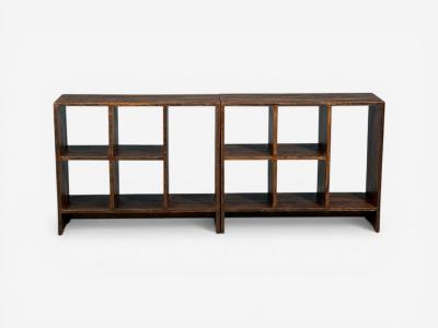 Pierre Jeanneret Pierre Jeanneret 5 Hole File Racks or Bookcases Teak Chandigarh 1960s