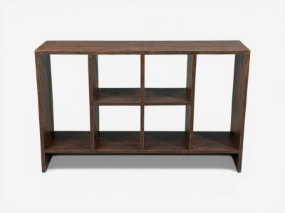 Pierre Jeanneret Pierre Jeanneret 6 Hole File Rack or Bookcase Teak Chandigarh 1960s
