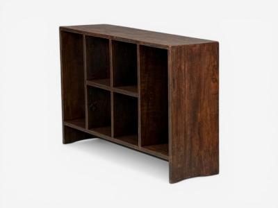 Pierre Jeanneret Pierre Jeanneret 6 Hole File Rack or Bookcase Teak Chandigarh 1960s