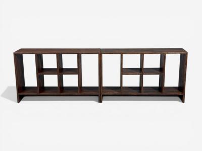 Pierre Jeanneret Pierre Jeanneret 6 Hole File Racks or Bookcases Teak Chandigarh 1960s
