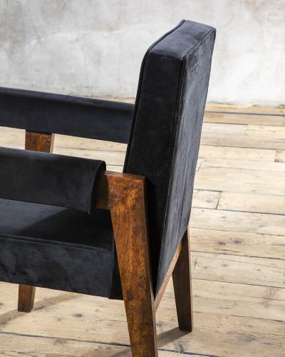 Pierre Jeanneret Pierre Jeanneret Advocate Armchairs Teak Frame 1955