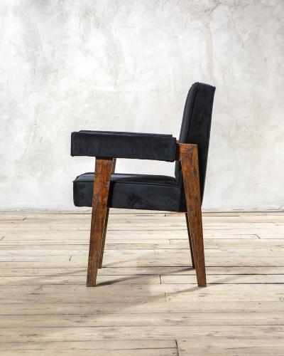 Pierre Jeanneret Pierre Jeanneret Advocate Armchairs Teak Frame 1955
