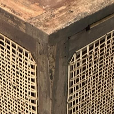 Pierre Jeanneret Pierre Jeanneret French Mid Century Modern Linen Chest Cane Teak Chandigarh