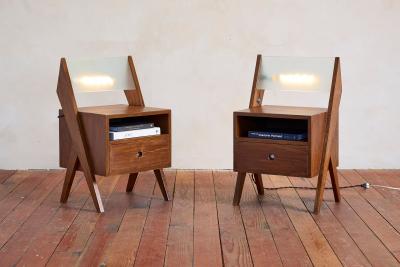 Pierre Jeanneret Pierre Jeanneret Illuminating Nightstands