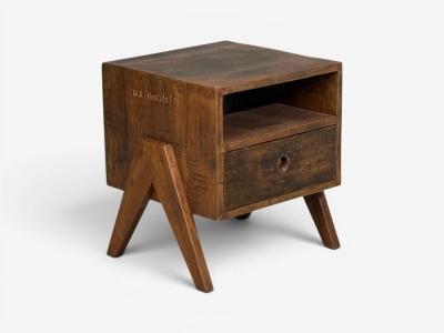 Pierre Jeanneret Pierre Jeanneret Nightstands Teak Chandigarh India 1960s