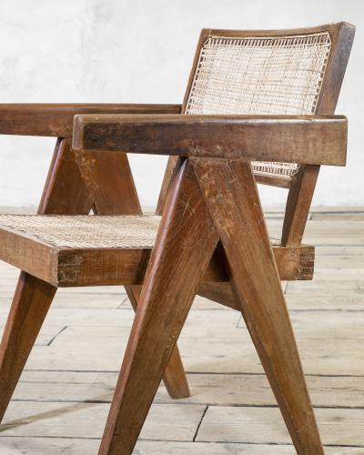 Pierre Jeanneret Pierre Jeanneret Piar of Armachairs mod PJ SI 29 A