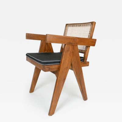 Pierre Jeanneret Pierre Jeanneret Set of Six Armchairs Model PJ SI 28 B