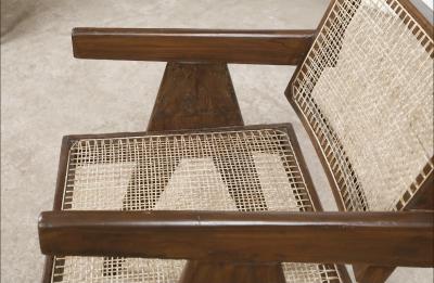 Pierre Jeanneret Pierre Jeanneret Teak Conference Chair from the City of Chandigarh India