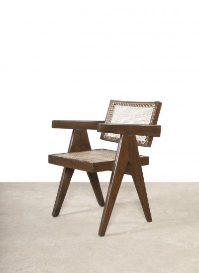 Pierre Jeanneret Pierre Jeanneret Teak Conference Chair from the City of Chandigarh India