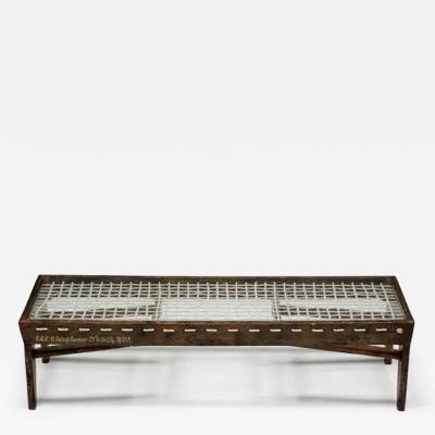 Pierre Jeanneret Rectangular Coffee Tabe by Pierre Jeanneret Chandigarh 1960s