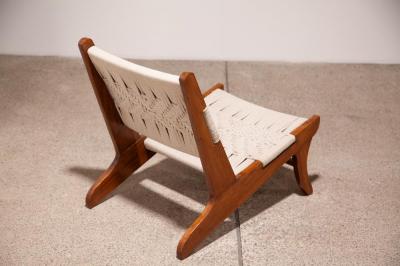 Pierre Jeanneret Rope Lounge Chair Attributed to Pierre Jeanneret 