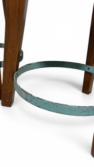 Pierre Jeanneret Set of 3 Pierre Jeanneret Teak Stools c 1960