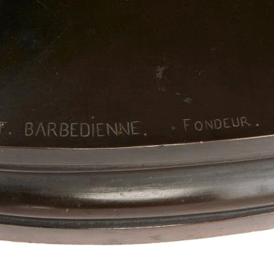 Pierre Jules Cavelier Classical style bronze sculpture of Penelope by Cavelier and Barbedienne