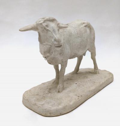 Pierre Jules M ne Standing Sheep studio plaster by Pierre Jules M ne France circa 1864