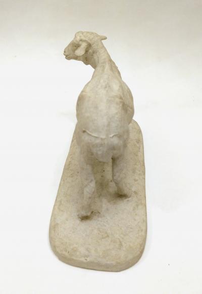 Pierre Jules M ne Standing Sheep studio plaster by Pierre Jules M ne France circa 1864