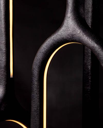 Pierre Lapeyronnie Arc light sculpture