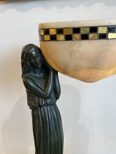 Pierre Le Faguays Art Deco sculpture Les Porteuses Deau by Pierre Le Faguays