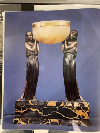 Pierre Le Faguays Art Deco sculpture Les Porteuses Deau by Pierre Le Faguays