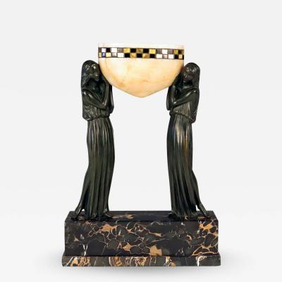 Pierre Le Faguays Art Deco sculpture Les Porteuses Deau by Pierre Le Faguays