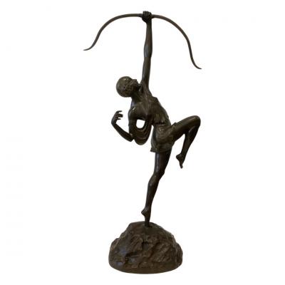 Pierre Le Faguays Diana The Huntress Sculpture