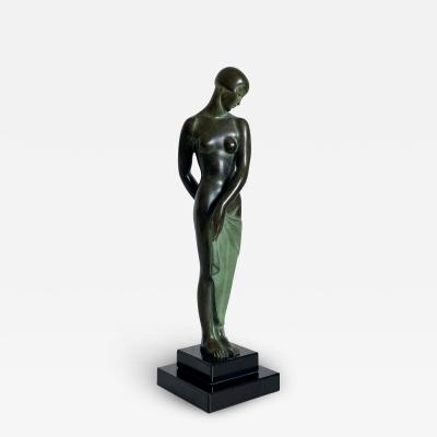Pierre Le Faguays Fayral Art Deco Dancer Sculpture Ondine by Pierre Le Faguays and Max Le Verrier