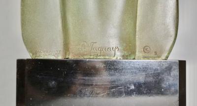 Pierre Le Faguays French Art Deco Ondine Bronze Sculpture Pierre Le Faguays Rare Large Size