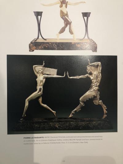 Pierre Le Faguays Nymph Faun Sculpture