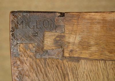 Pierre Migeon II Important Louis XV Inlaid Kingwood Commode by Pierre Migeon