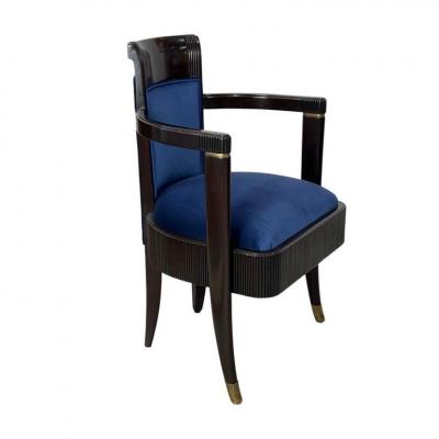 Pierre Patout Pair of Normandie Chairs by Pierre Patout