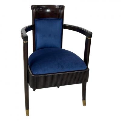 Pierre Patout Pair of Normandie Chairs by Pierre Patout