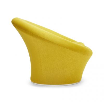 Pierre Paulin Mid Century Modern French chair and footstool by Pierre Paulin for Artifort 