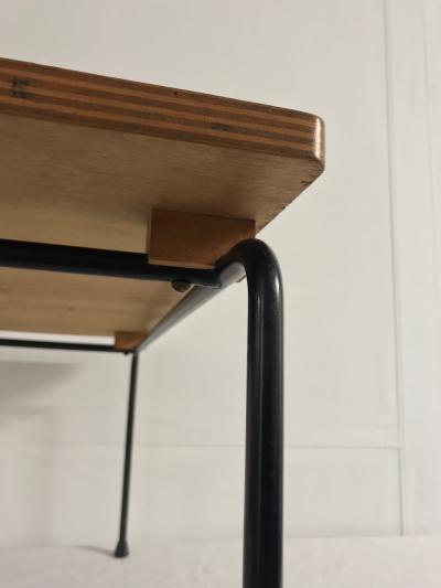 Pierre Paulin Oak plywood coffee table model CM192