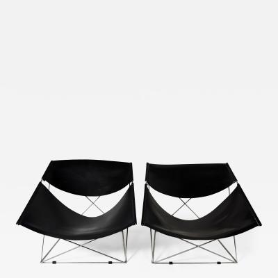 Pierre Paulin PAIR OF BUTTERFLY ARMCHAIRS F675 BY PIERRE PAULIN ARTIFORT 1963 