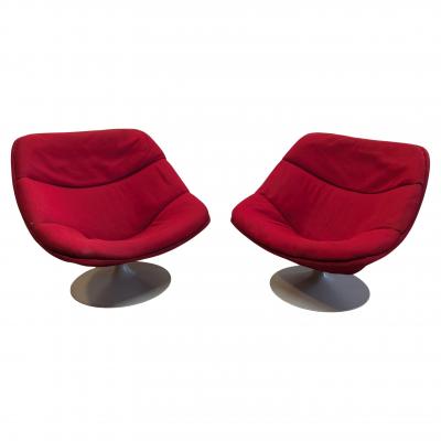 Pierre Paulin Pierre Paulin F557 Swivel Lounge Chairs for Artifort