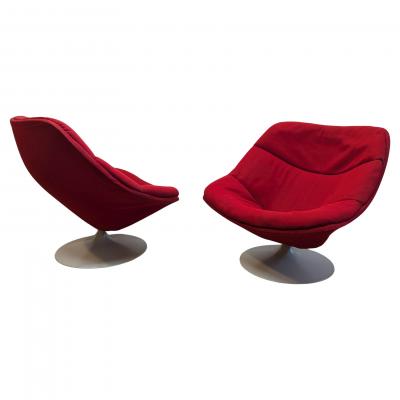 Pierre Paulin Pierre Paulin F557 Swivel Lounge Chairs for Artifort