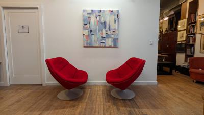 Pierre Paulin Pierre Paulin F557 Swivel Lounge Chairs for Artifort