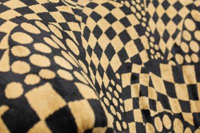 Pierre Paulin Pierre Paulin Groovy Chairs in Jack Lenor Larsen Velvet